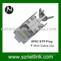 Plug de cor cinza rj45